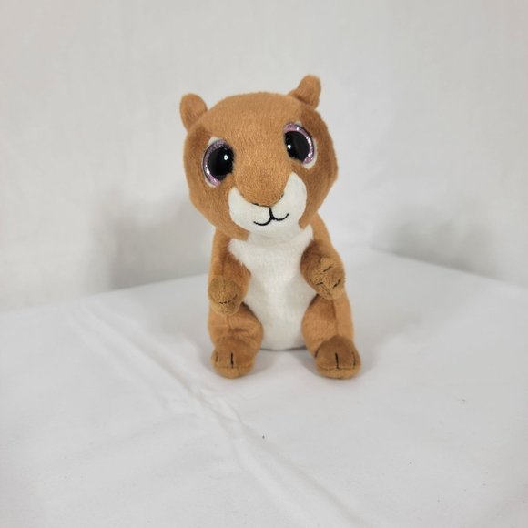 Ty Beanie Babies Squire BROWN SQUIRREL 2021 SMALL Plush Animal Toy - Picture 1 of 8